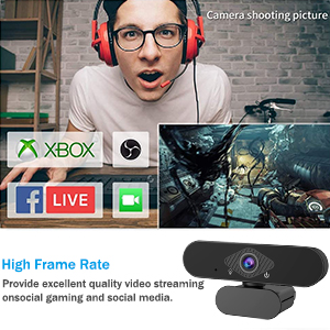 1080P Webcam with Microphone